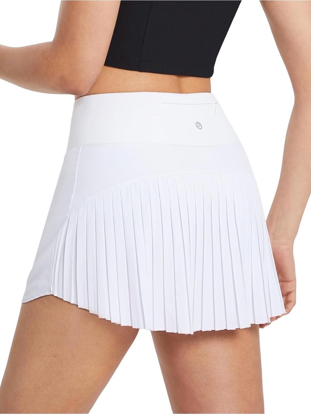 Baleaf Skirt Women's White Pleated Athletic Tennis Golf Skort Shorts size XS